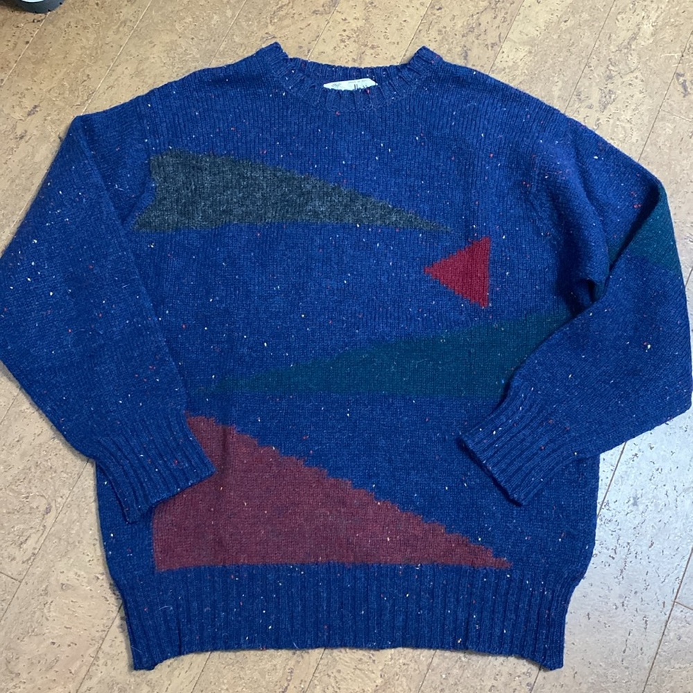 Vintage 90’s Braemar pullover Sweater for Harrods London! EUC!! Unisex! Size L - Picture 11 of 13